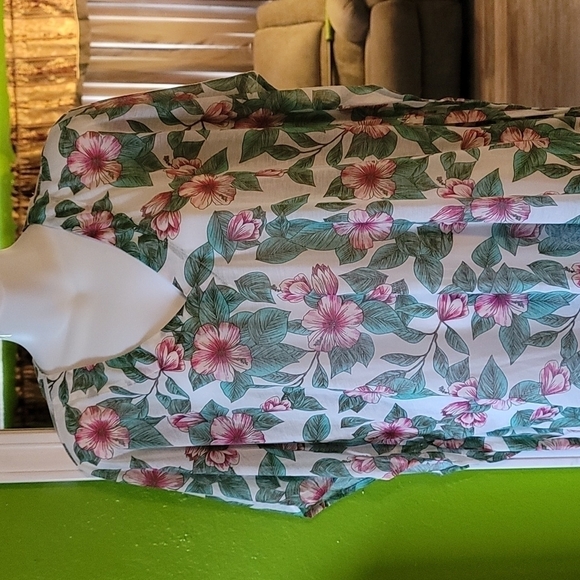 ♥️hm  tunic size M floral print and summer, beach, boho, - Picture 4 of 16
